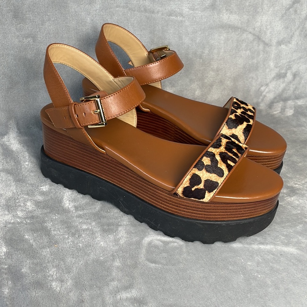 Michael Kors Marlon Platform Sandals Size 8 - Picture 3 of 8